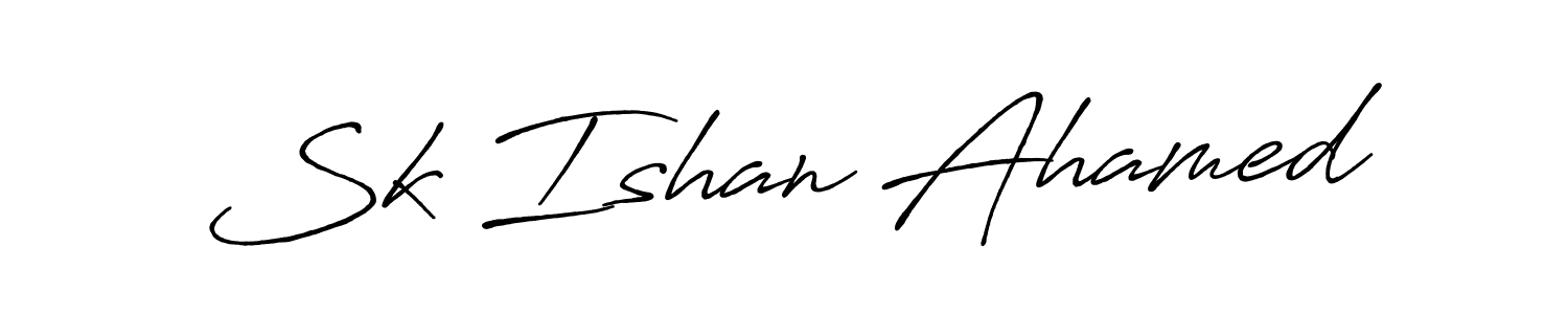 Best and Professional Signature Style for Sk Ishan Ahamed. Antro_Vectra_Bolder Best Signature Style Collection. Sk Ishan Ahamed signature style 7 images and pictures png