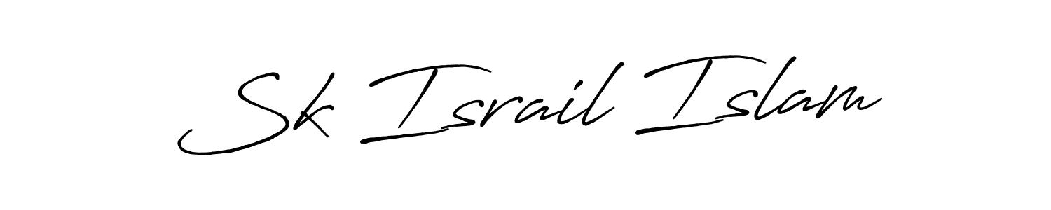 Antro_Vectra_Bolder is a professional signature style that is perfect for those who want to add a touch of class to their signature. It is also a great choice for those who want to make their signature more unique. Get Sk Israil Islam name to fancy signature for free. Sk Israil Islam signature style 7 images and pictures png