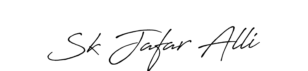 Sk Jafar Alli stylish signature style. Best Handwritten Sign (Antro_Vectra_Bolder) for my name. Handwritten Signature Collection Ideas for my name Sk Jafar Alli. Sk Jafar Alli signature style 7 images and pictures png