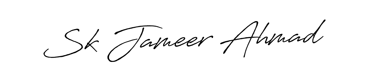 How to Draw Sk Jameer Ahmad signature style? Antro_Vectra_Bolder is a latest design signature styles for name Sk Jameer Ahmad. Sk Jameer Ahmad signature style 7 images and pictures png