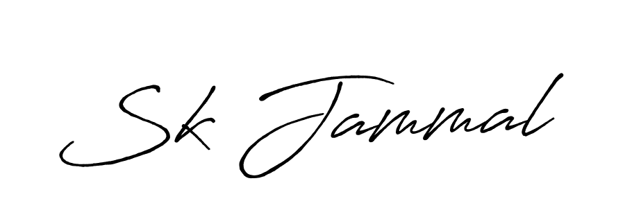 Make a beautiful signature design for name Sk Jammal. With this signature (Antro_Vectra_Bolder) style, you can create a handwritten signature for free. Sk Jammal signature style 7 images and pictures png