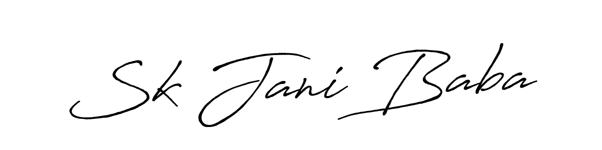How to Draw Sk Jani Baba signature style? Antro_Vectra_Bolder is a latest design signature styles for name Sk Jani Baba. Sk Jani Baba signature style 7 images and pictures png
