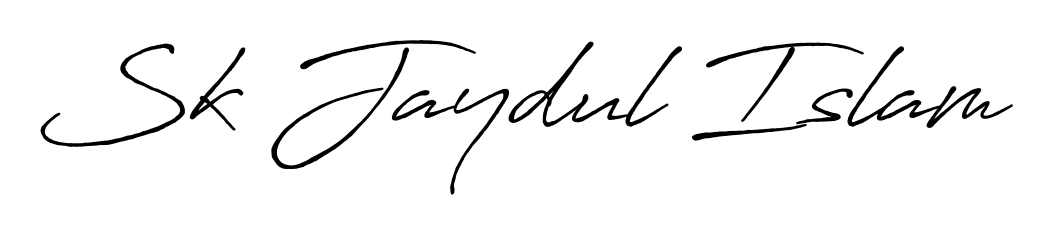 Elevate your brand with a stunning Sk Jaydul Islam eSignature. The Antro_Vectra_Bolder style provides a balanced, flowing aesthetic for everyday signing. Sk Jaydul Islam signature style 7 images and pictures png