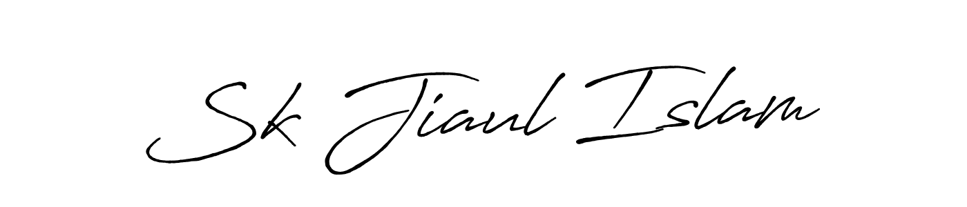 It looks lik you need a new signature style for name Sk Jiaul Islam. Design unique handwritten (Antro_Vectra_Bolder) signature with our free signature maker in just a few clicks. Sk Jiaul Islam signature style 7 images and pictures png