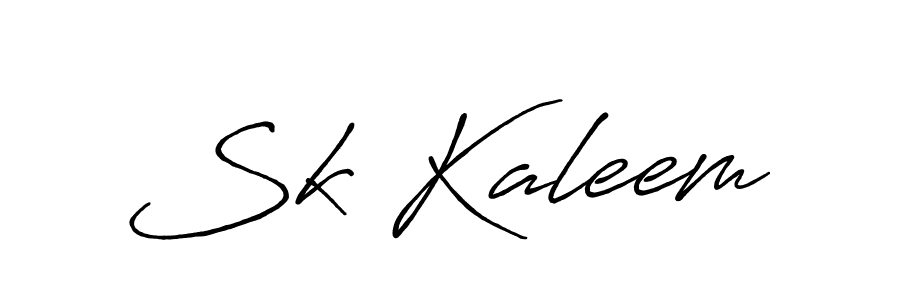 Also You can easily find your signature by using the search form. We will create Sk Kaleem name handwritten signature images for you free of cost using Antro_Vectra_Bolder sign style. Sk Kaleem signature style 7 images and pictures png