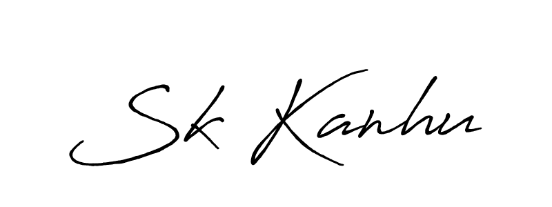 Make a beautiful signature design for name Sk Kanhu. Use this online signature maker to create a handwritten signature for free. Sk Kanhu signature style 7 images and pictures png