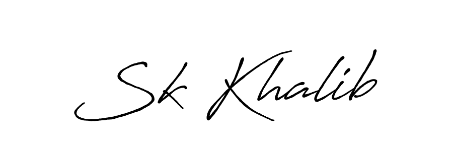 Here are the top 10 professional signature styles for the name Sk Khalib. These are the best autograph styles you can use for your name. Sk Khalib signature style 7 images and pictures png