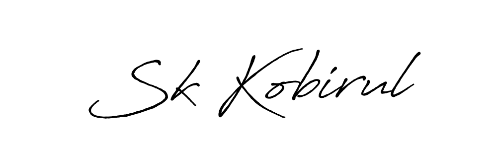 Once you've used our free online signature maker to create your best signature Antro_Vectra_Bolder style, it's time to enjoy all of the benefits that Sk Kobirul name signing documents. Sk Kobirul signature style 7 images and pictures png
