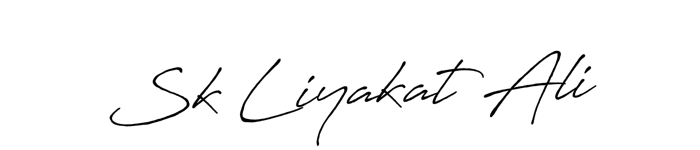 if you are searching for the best signature style for your name Sk Liyakat Ali. so please give up your signature search. here we have designed multiple signature styles  using Antro_Vectra_Bolder. Sk Liyakat Ali signature style 7 images and pictures png