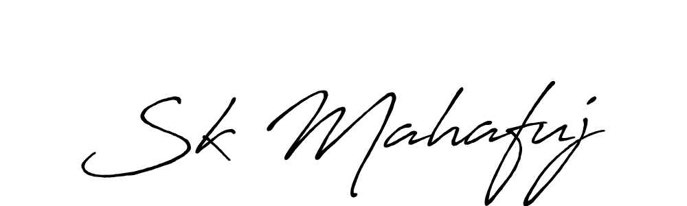 Make a beautiful signature design for name Sk Mahafuj. With this signature (Antro_Vectra_Bolder) style, you can create a handwritten signature for free. Sk Mahafuj signature style 7 images and pictures png