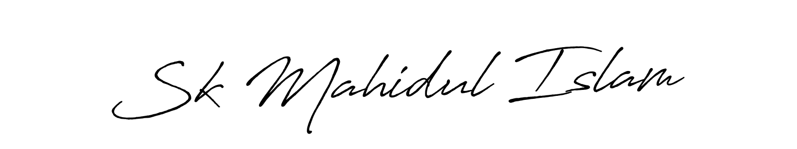 Design your own signature with our free online signature maker. With this signature software, you can create a handwritten (Antro_Vectra_Bolder) signature for name Sk Mahidul Islam. Sk Mahidul Islam signature style 7 images and pictures png