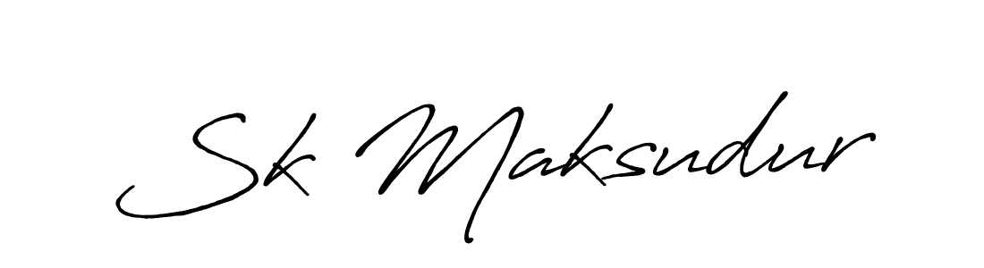 Also we have Sk Maksudur name is the best signature style. Create professional handwritten signature collection using Antro_Vectra_Bolder autograph style. Sk Maksudur signature style 7 images and pictures png