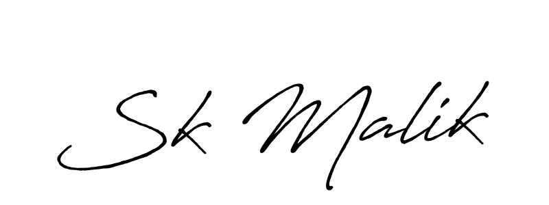 Antro_Vectra_Bolder is a professional signature style that is perfect for those who want to add a touch of class to their signature. It is also a great choice for those who want to make their signature more unique. Get Sk Malik name to fancy signature for free. Sk Malik signature style 7 images and pictures png