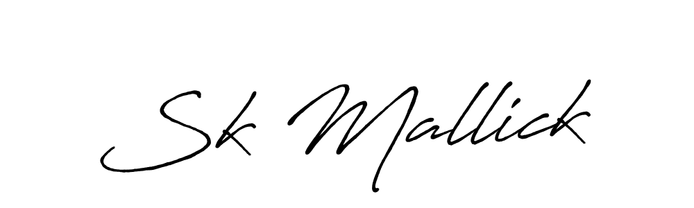 if you are searching for the best signature style for your name Sk Mallick. so please give up your signature search. here we have designed multiple signature styles  using Antro_Vectra_Bolder. Sk Mallick signature style 7 images and pictures png