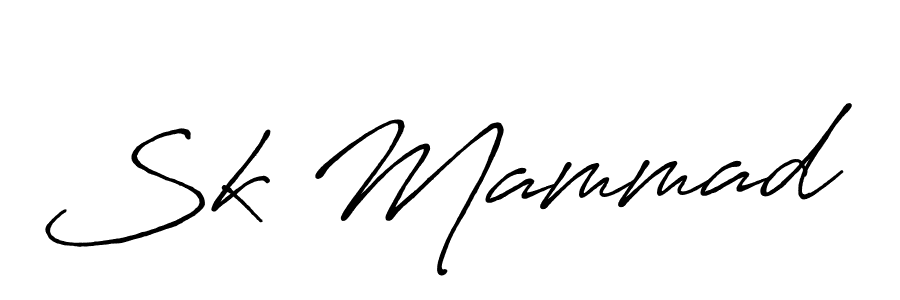 Use a signature maker to create a handwritten signature online. With this signature software, you can design (Antro_Vectra_Bolder) your own signature for name Sk Mammad. Sk Mammad signature style 7 images and pictures png