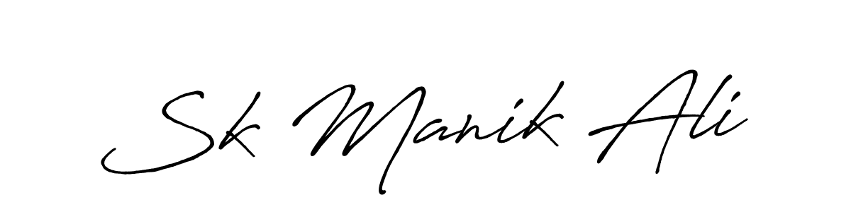 Here are the top 10 professional signature styles for the name Sk Manik Ali. These are the best autograph styles you can use for your name. Sk Manik Ali signature style 7 images and pictures png