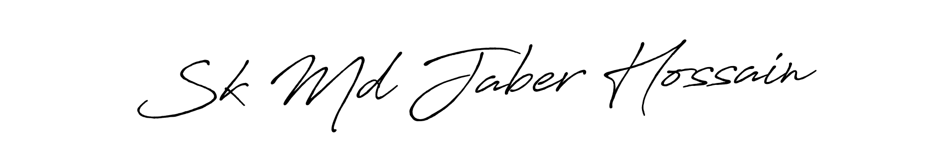 Use a signature maker to create a handwritten signature online. With this signature software, you can design (Antro_Vectra_Bolder) your own signature for name Sk Md Jaber Hossain. Sk Md Jaber Hossain signature style 7 images and pictures png