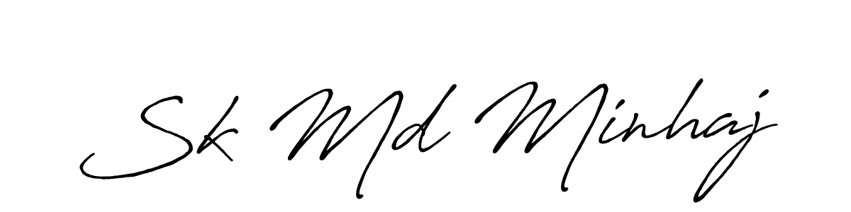 Similarly Antro_Vectra_Bolder is the best handwritten signature design. Signature creator online .You can use it as an online autograph creator for name Sk Md Minhaj. Sk Md Minhaj signature style 7 images and pictures png