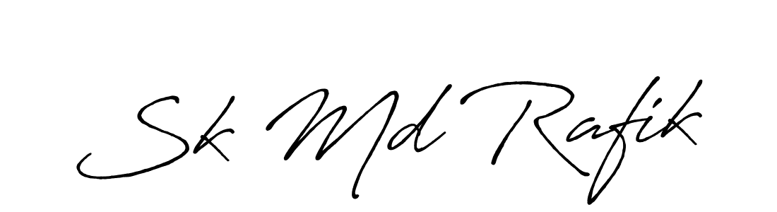 This is the best signature style for the Sk Md Rafik name. Also you like these signature font (Antro_Vectra_Bolder). Mix name signature. Sk Md Rafik signature style 7 images and pictures png