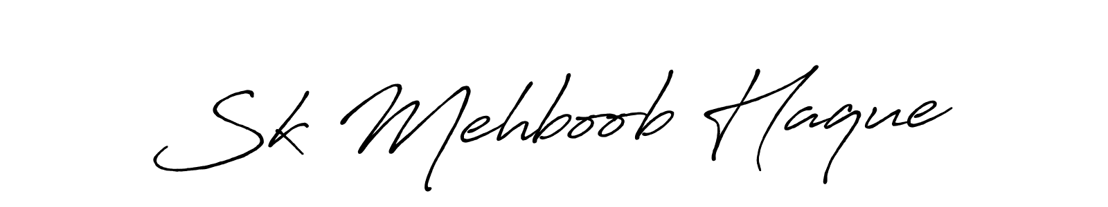 Also You can easily find your signature by using the search form. We will create Sk Mehboob Haque name handwritten signature images for you free of cost using Antro_Vectra_Bolder sign style. Sk Mehboob Haque signature style 7 images and pictures png