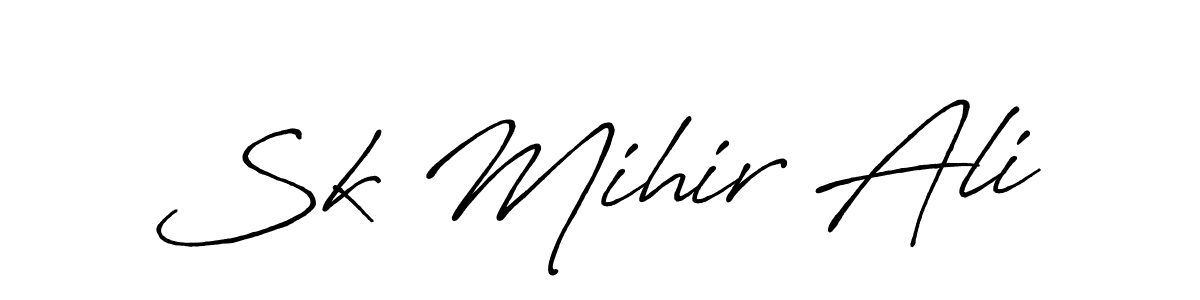 How to Draw Sk Mihir Ali signature style? Antro_Vectra_Bolder is a latest design signature styles for name Sk Mihir Ali. Sk Mihir Ali signature style 7 images and pictures png