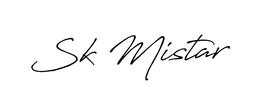 It looks lik you need a new signature style for name Sk Mistar. Design unique handwritten (Antro_Vectra_Bolder) signature with our free signature maker in just a few clicks. Sk Mistar signature style 7 images and pictures png