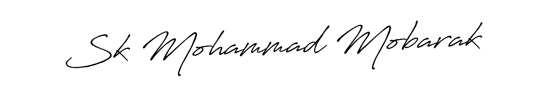Use a signature maker to create a handwritten signature online. With this signature software, you can design (Antro_Vectra_Bolder) your own signature for name Sk Mohammad Mobarak. Sk Mohammad Mobarak signature style 7 images and pictures png