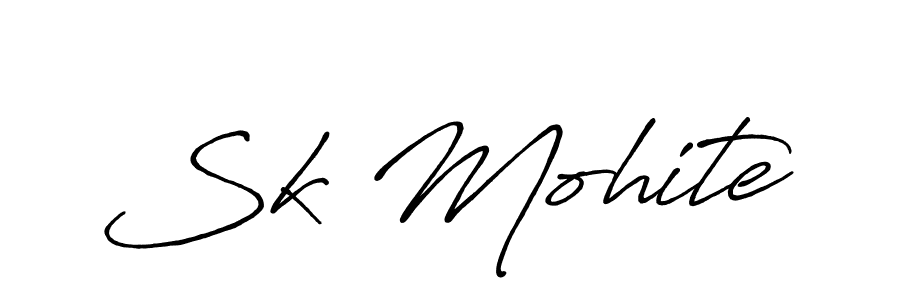 Also You can easily find your signature by using the search form. We will create Sk Mohite name handwritten signature images for you free of cost using Antro_Vectra_Bolder sign style. Sk Mohite signature style 7 images and pictures png