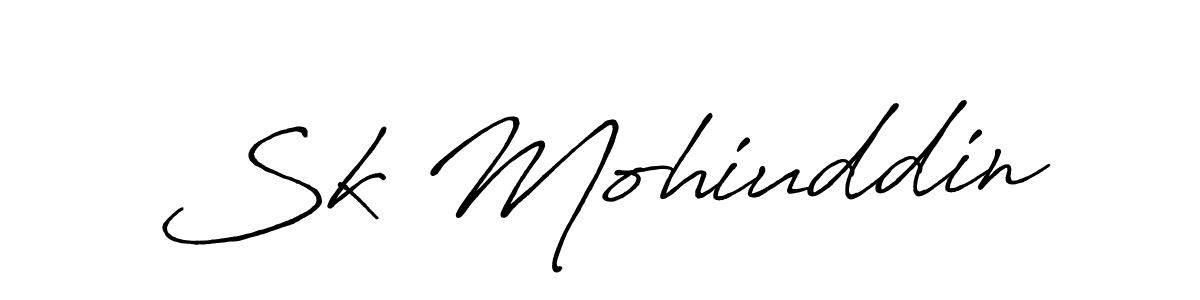 Sk Mohiuddin stylish signature style. Best Handwritten Sign (Antro_Vectra_Bolder) for my name. Handwritten Signature Collection Ideas for my name Sk Mohiuddin. Sk Mohiuddin signature style 7 images and pictures png