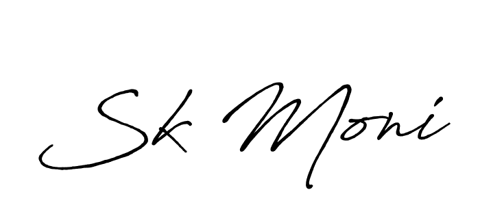 You can use this online signature creator to create a handwritten signature for the name Sk Moni. This is the best online autograph maker. Sk Moni signature style 7 images and pictures png