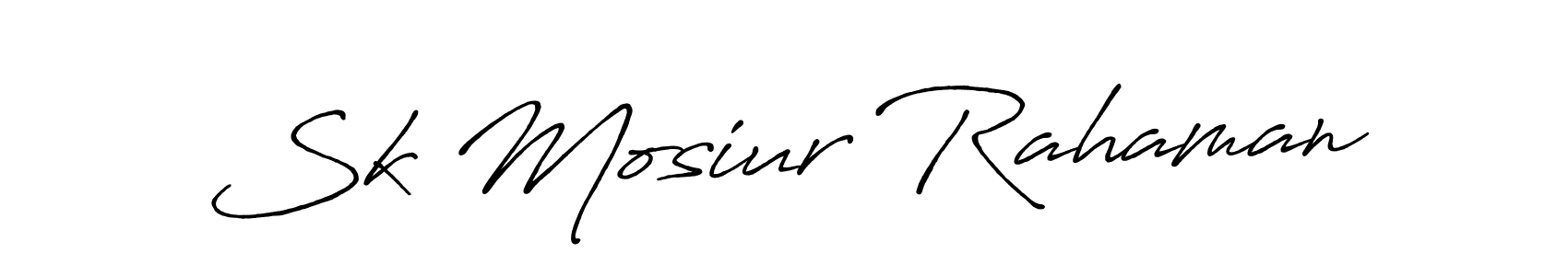 Sk Mosiur Rahaman stylish signature style. Best Handwritten Sign (Antro_Vectra_Bolder) for my name. Handwritten Signature Collection Ideas for my name Sk Mosiur Rahaman. Sk Mosiur Rahaman signature style 7 images and pictures png