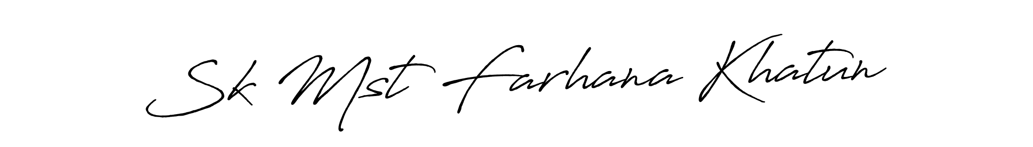 The best way (Antro_Vectra_Bolder) to make a short signature is to pick only two or three words in your name. The name Sk Mst Farhana Khatun include a total of six letters. For converting this name. Sk Mst Farhana Khatun signature style 7 images and pictures png