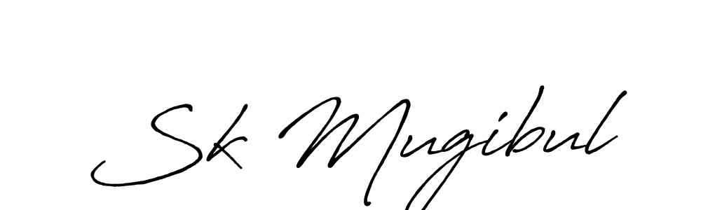 Once you've used our free online signature maker to create your best signature Antro_Vectra_Bolder style, it's time to enjoy all of the benefits that Sk Mugibul name signing documents. Sk Mugibul signature style 7 images and pictures png