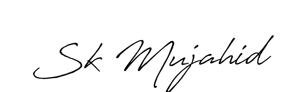 The best way (Antro_Vectra_Bolder) to make a short signature is to pick only two or three words in your name. The name Sk Mujahid include a total of six letters. For converting this name. Sk Mujahid signature style 7 images and pictures png