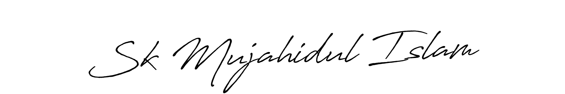 Make a beautiful signature design for name Sk Mujahidul Islam. Use this online signature maker to create a handwritten signature for free. Sk Mujahidul Islam signature style 7 images and pictures png
