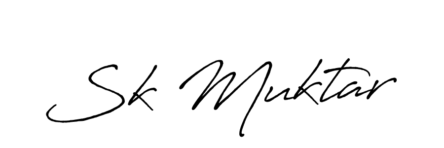 Antro_Vectra_Bolder is a professional signature style that is perfect for those who want to add a touch of class to their signature. It is also a great choice for those who want to make their signature more unique. Get Sk Muktar name to fancy signature for free. Sk Muktar signature style 7 images and pictures png