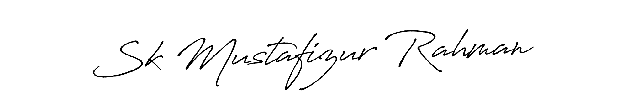 Sk Mustafizur Rahman stylish signature style. Best Handwritten Sign (Antro_Vectra_Bolder) for my name. Handwritten Signature Collection Ideas for my name Sk Mustafizur Rahman. Sk Mustafizur Rahman signature style 7 images and pictures png