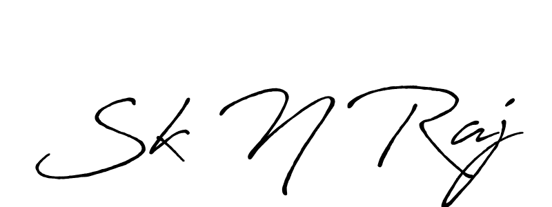 You should practise on your own different ways (Antro_Vectra_Bolder) to write your name (Sk N Raj) in signature. don't let someone else do it for you. Sk N Raj signature style 7 images and pictures png