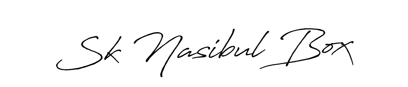 How to Draw Sk Nasibul Box signature style? Antro_Vectra_Bolder is a latest design signature styles for name Sk Nasibul Box. Sk Nasibul Box signature style 7 images and pictures png