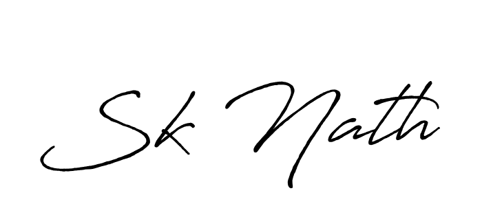Antro_Vectra_Bolder is a professional signature style that is perfect for those who want to add a touch of class to their signature. It is also a great choice for those who want to make their signature more unique. Get Sk Nath name to fancy signature for free. Sk Nath signature style 7 images and pictures png