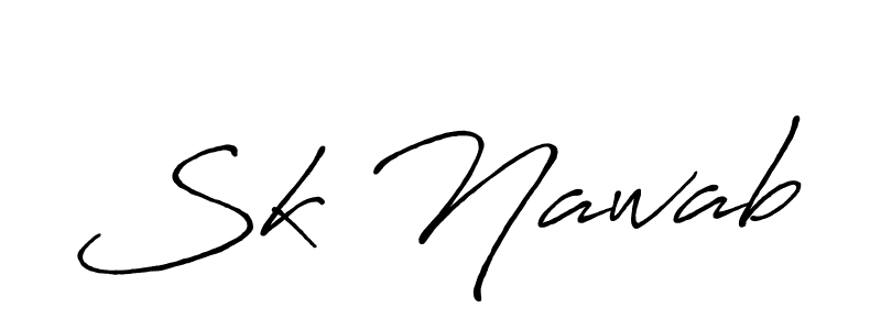 Similarly Antro_Vectra_Bolder is the best handwritten signature design. Signature creator online .You can use it as an online autograph creator for name Sk Nawab. Sk Nawab signature style 7 images and pictures png