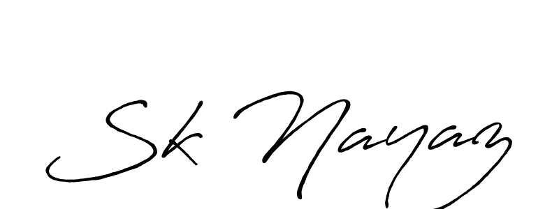 Make a beautiful signature design for name Sk Nayaz. Use this online signature maker to create a handwritten signature for free. Sk Nayaz signature style 7 images and pictures png