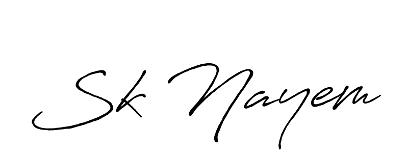 Similarly Antro_Vectra_Bolder is the best handwritten signature design. Signature creator online .You can use it as an online autograph creator for name Sk Nayem. Sk Nayem signature style 7 images and pictures png
