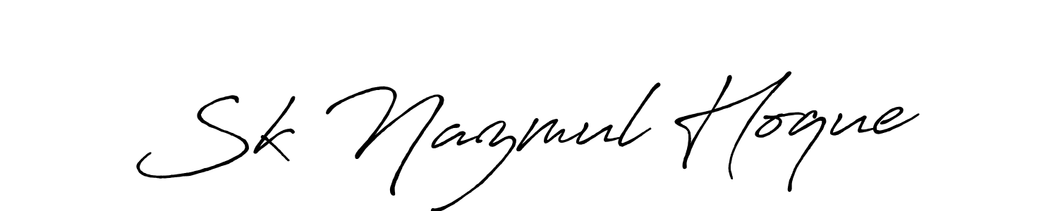It looks lik you need a new signature style for name Sk Nazmul Hoque. Design unique handwritten (Antro_Vectra_Bolder) signature with our free signature maker in just a few clicks. Sk Nazmul Hoque signature style 7 images and pictures png