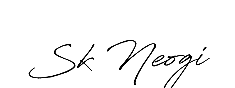 Once you've used our free online signature maker to create your best signature Antro_Vectra_Bolder style, it's time to enjoy all of the benefits that Sk Neogi name signing documents. Sk Neogi signature style 7 images and pictures png