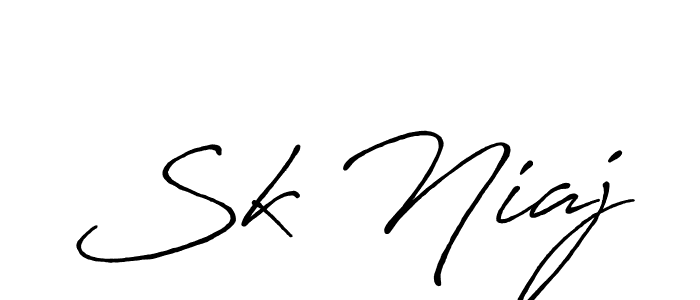 Once you've used our free online signature maker to create your best signature Antro_Vectra_Bolder style, it's time to enjoy all of the benefits that Sk Niaj name signing documents. Sk Niaj signature style 7 images and pictures png