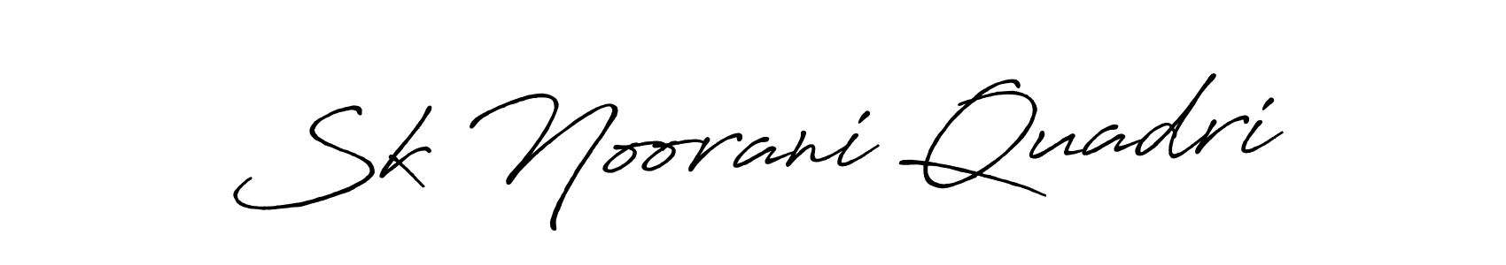 Make a beautiful signature design for name Sk Noorani Quadri. With this signature (Antro_Vectra_Bolder) style, you can create a handwritten signature for free. Sk Noorani Quadri signature style 7 images and pictures png