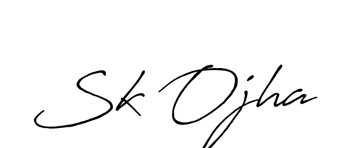 You should practise on your own different ways (Antro_Vectra_Bolder) to write your name (Sk Ojha) in signature. don't let someone else do it for you. Sk Ojha signature style 7 images and pictures png