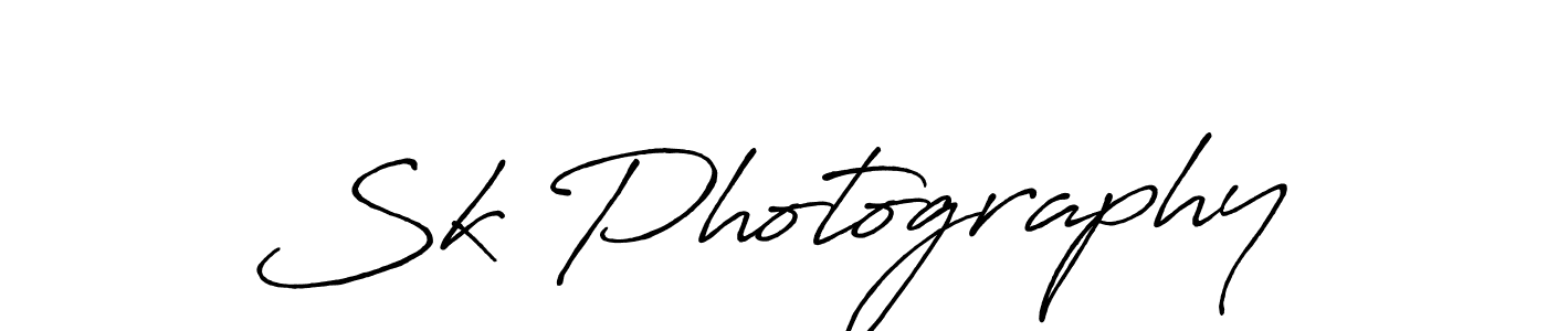 Also we have Sk Photography name is the best signature style. Create professional handwritten signature collection using Antro_Vectra_Bolder autograph style. Sk Photography signature style 7 images and pictures png