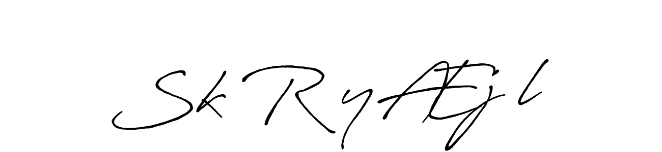 How to Draw Sk RĪyÆjŪl signature style? Antro_Vectra_Bolder is a latest design signature styles for name Sk RĪyÆjŪl. Sk RĪyÆjŪl signature style 7 images and pictures png